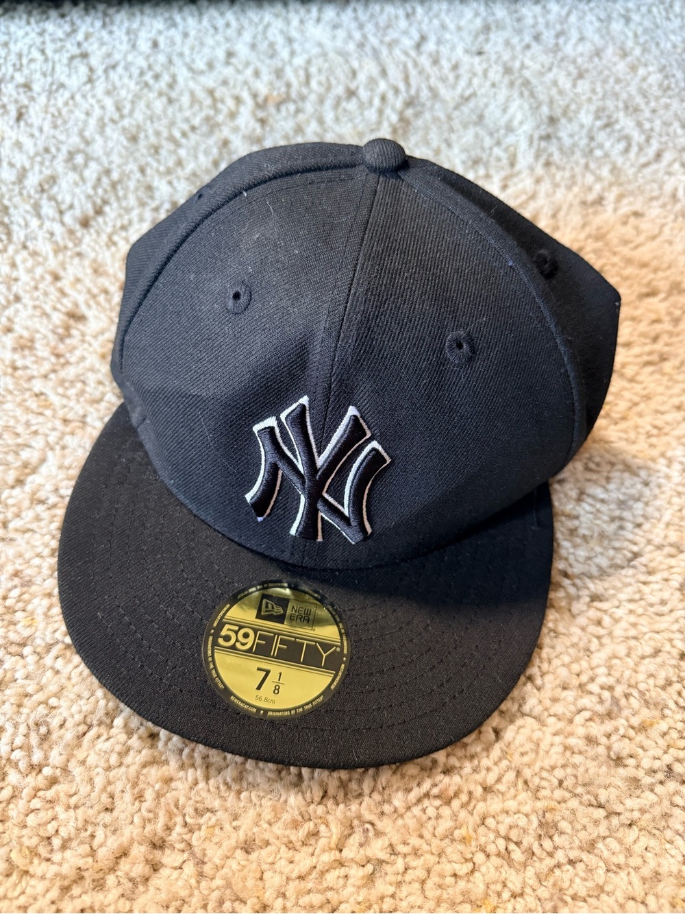 New York Yankees MLB Baseball New Era Hat Cap 59Fifty 7 1/8 NWT
